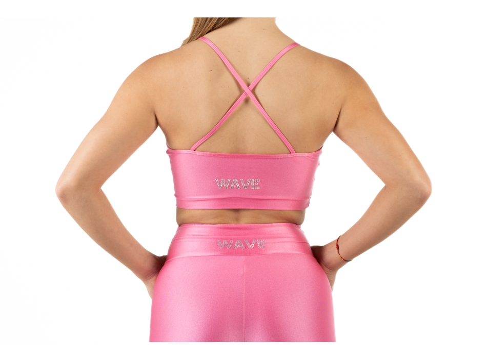 Top deportivo Wave modelo Emma Mujer Rosa Caramelo