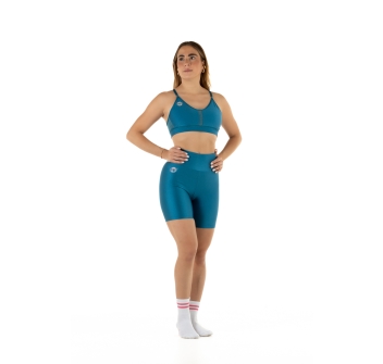 Top deportivo Wave modelo Rosy Mujer Rosa Azul Petróleo