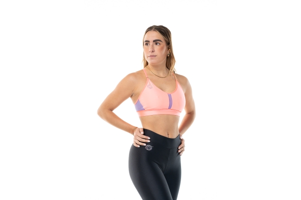 Top deportivo Wave modelo Rosy Mujer Rosa salmón Lilla