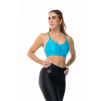 Top deportivo Wave modelo Rosy Mujer Negro