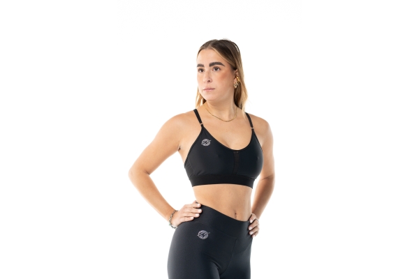 Top deportivo Wave modelo Rosy Mujer Negro